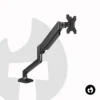 Single Gas Spring Monitor Arm