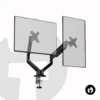 Dual Gas Spring Monitor Stand