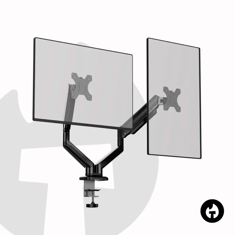 Dual Gas Spring Monitor Stand