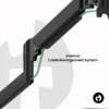 Single Gas Spring Monitor Arm