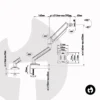 Single Gas Spring Monitor Arm