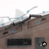 Dual Gas Spring Monitor Stand