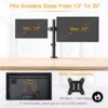 Dual Mechanical Monitor Arm
