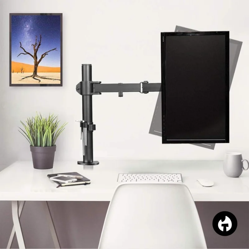 Single Mechanical Monitor Arm