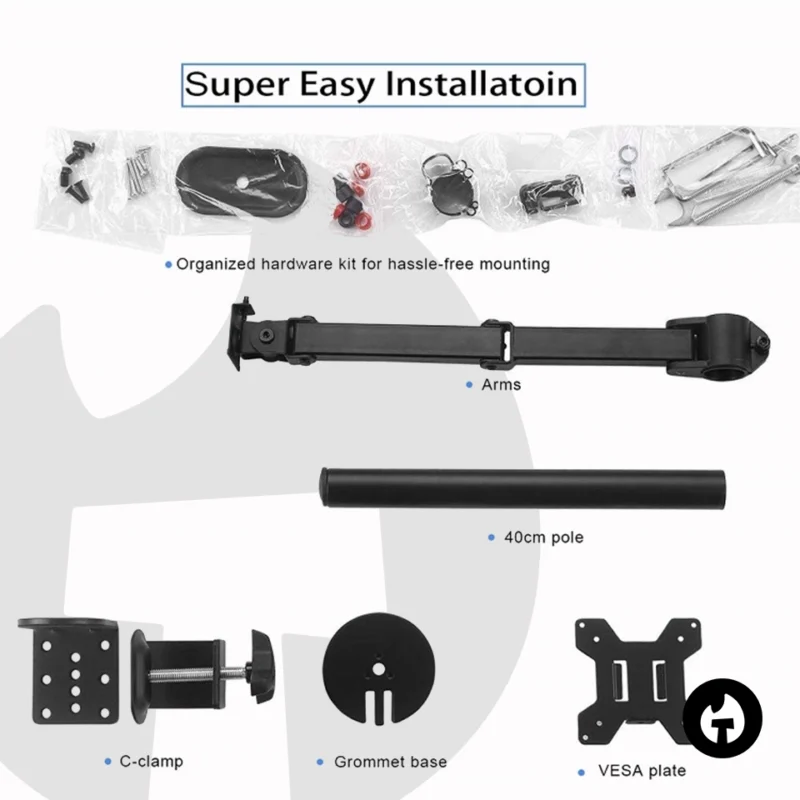 Single Mechanical Monitor Arm