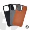 Combined PU Leather back-cover for iphone