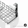Under Desk Clipper Cable Tray