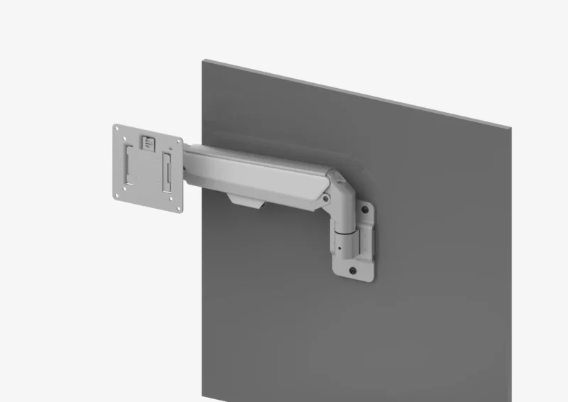 Single Gas Spring Wall Mount (White)