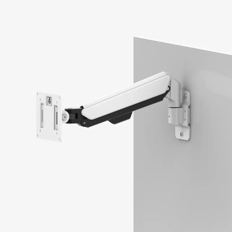 Single Gas Spring Wall Mount (White)