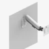 Single Gas Spring Wall Mount (White)