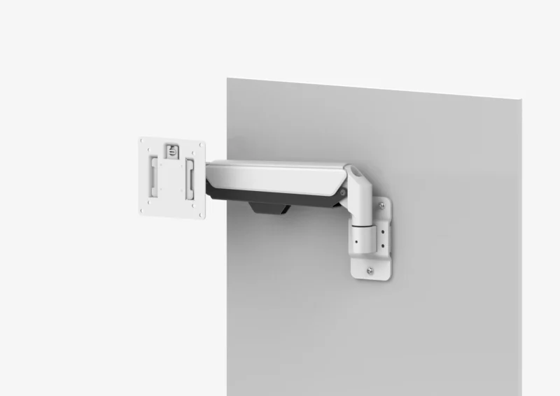 Single Gas Spring Wall Mount (White)
