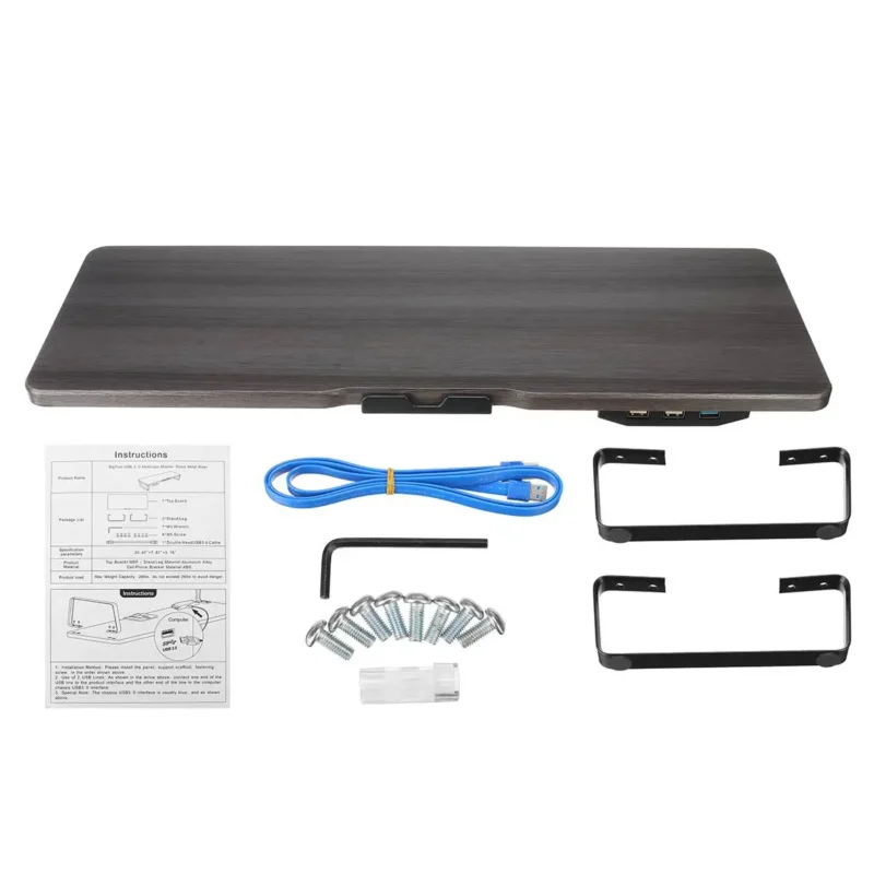 Monitor Riser With Mobile Stand and USB hub