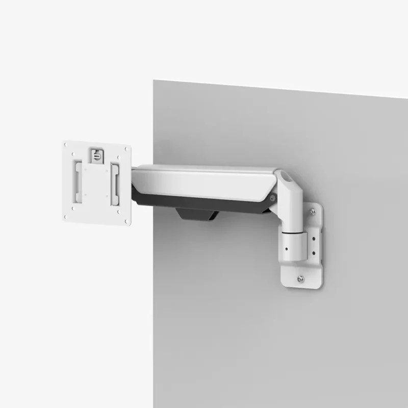 Single Gas Spring Wall Mount (White)