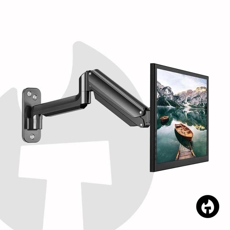 Single Gas Spring Wall Mount