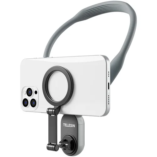 TELESIN Magnetic Neck Mount for Phones (Gray)