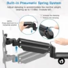 Single Gas Spring Wall Mount