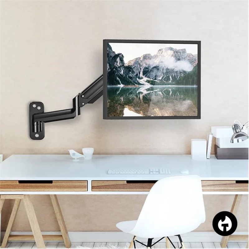 Single Gas Spring Wall Mount