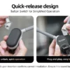TELESIN Magnetic Neck Mount for Phones (Gray)