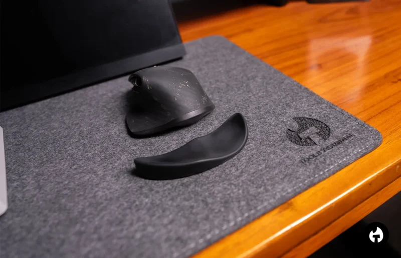 ElitePad Pro - Premium Stitched Desk Pad with Non-Slip Rubber Base