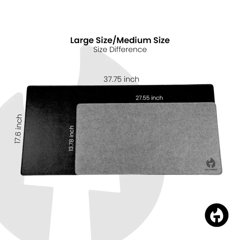 ElitePad Pro - Premium Stitched Desk Pad with Non-Slip Rubber Base