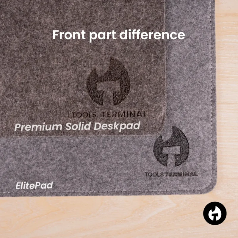 ElitePad Pro - Premium Stitched Desk Pad with Non-Slip Rubber Base
