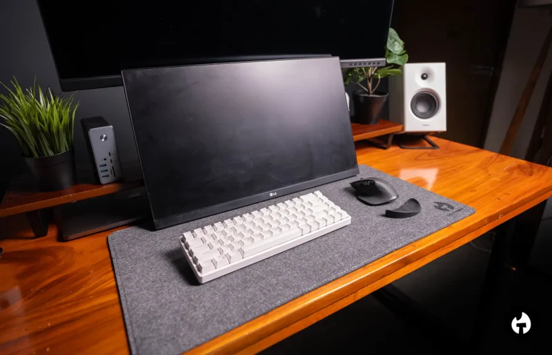 ElitePad Pro - Premium Stitched Desk Pad with Non-Slip Rubber Base