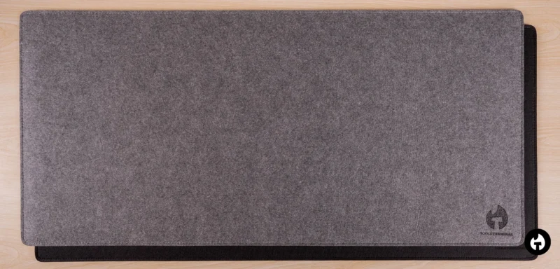 ElitePad Pro - Premium Stitched Desk Pad with Non-Slip Rubber Base