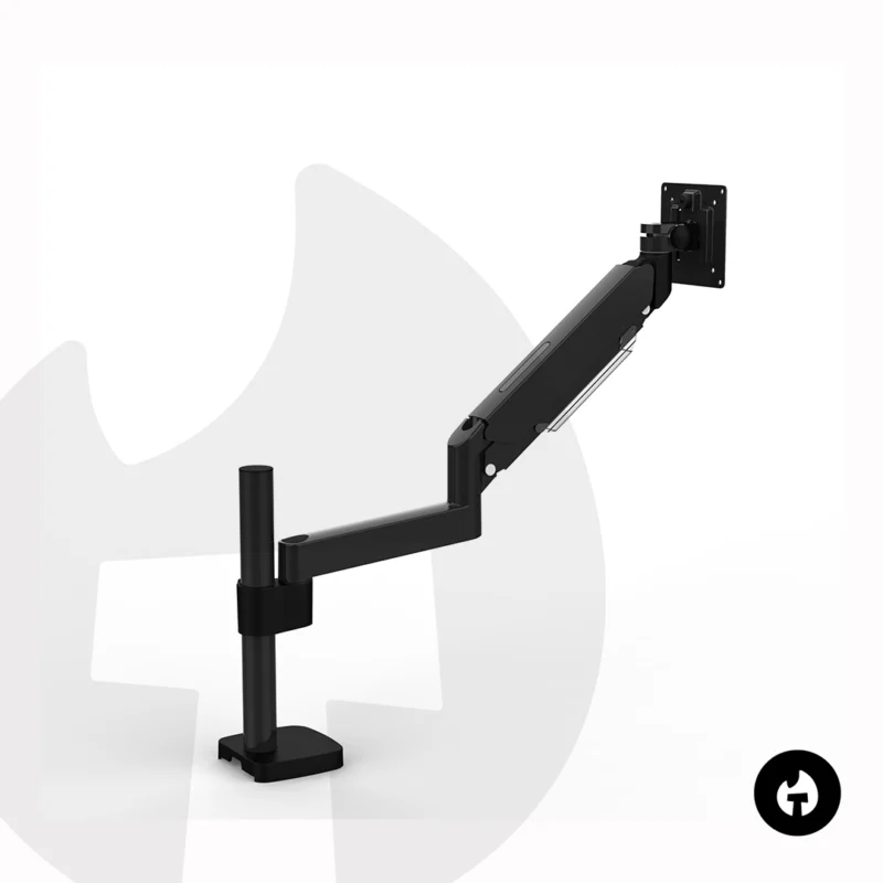 Heavy Duty Single Gas Spring Monitor Arm