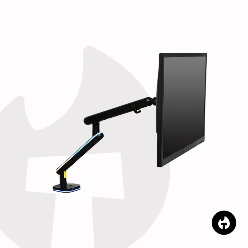 Premium Single Gas Spring Monitor Arm