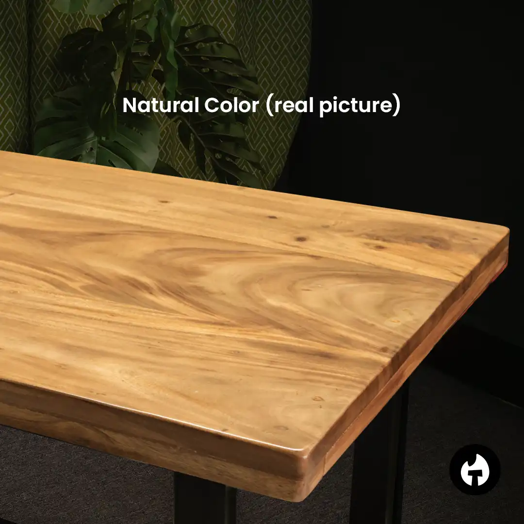 ArteTop – Custom Shegun Wood Table Top with Lacquer Polish | Premium Workstation Surface by Tools Terminal - Image 4