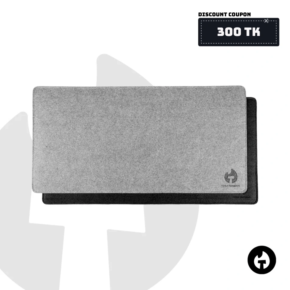 9 ElitePad Pro - Premium Stitched Desk Pad with Non-Slip Rubber Base